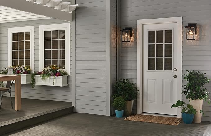 Kichler Capanna 13.25" Outdoor Wall Light in Black, 1-Light Exterior Wall Sconce Porch Light with Clear Water Glass, (13.25" H x 8.5" W), 49925BKT