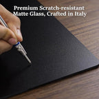 Electric Cooktop 36 Inch 5 Burners, Matte Glass Electric Stove Top, Built-in Ceramic Cooktop with Touch Control, Fast Heat, Multiple Safety Protection, 9000W with Hard Wire for 220V~240V