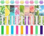 Toilet Gel, 108 Count 9Kinds Of Scent Toilet Cleaner Bowl Gel Stamp Kit Air Freshener