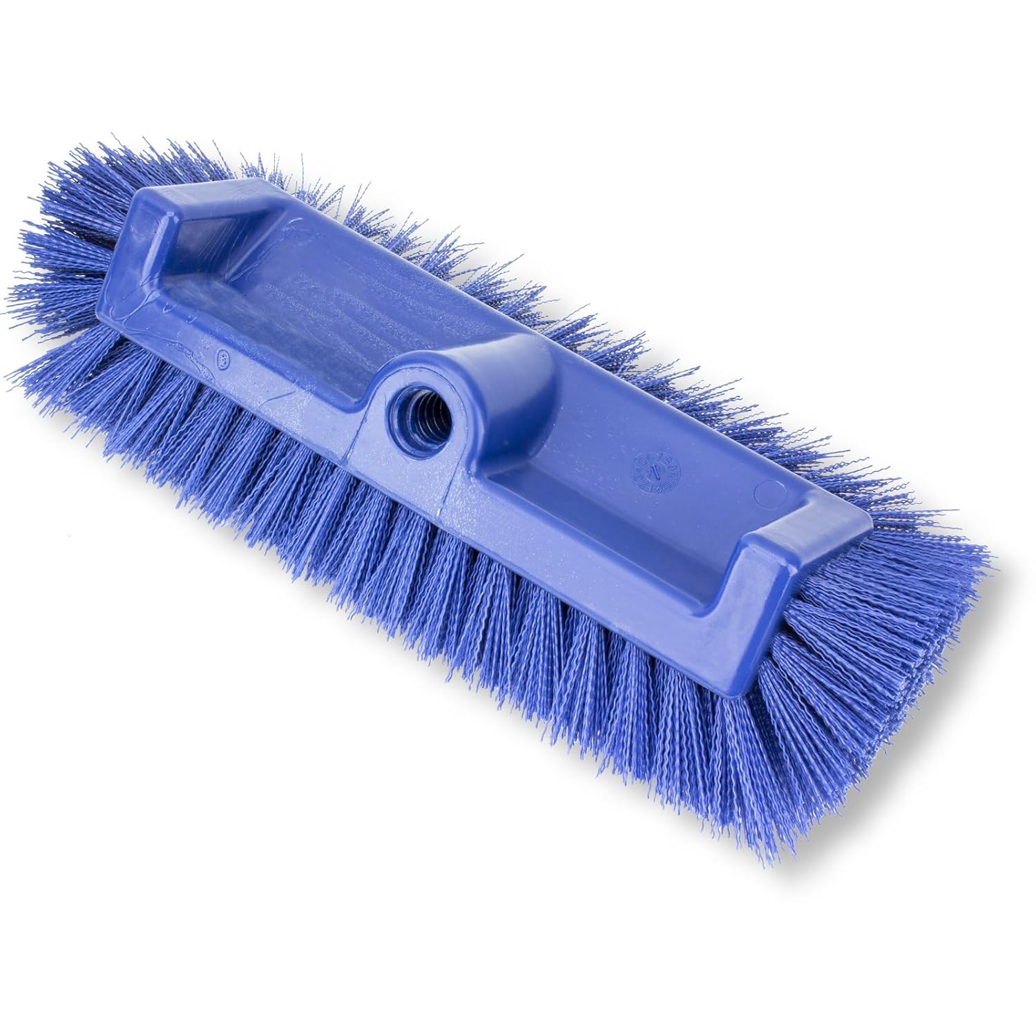 SPARTA Multi-Level Tile Scrub Brush 12" Wide Brush Head, Heavy-Duty Tile Cleaning Brush with End Bristles for Commercial Tiles, Tubs and Floor, Plastic, 12 Inches, Blue, (Pack of 12)