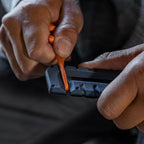 Gerber Gear Prybrid, Box Cutter Retractable Blade, Heavy Duty Utility Knife with Pry Bar, Bottle Opener, and Wire Stripper - Multi tool Pocket Knife - EDC Gear - Blue