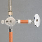 HYDRO MASTER Mechanical Water Mixing Valve, 3/8" Compression Fittings on inlets and Outlet