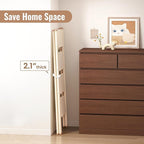 GameGem 4 Step Ladder, 4 Step Stool for Adults, Folding Step Ladder with Secure Footing, Widened Pedal, Aesthetically Pleasing Looking, Blends Right into Domestic Rooms, Cream Chocolate