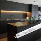 8 Pack 21 Inch F13T5/WW Fluorescent Light Bulb, 3000K Warm White, T5 13 Watts Fluorescent Replacement Bulb for Counter and Cabinet Fixture, G5 Base