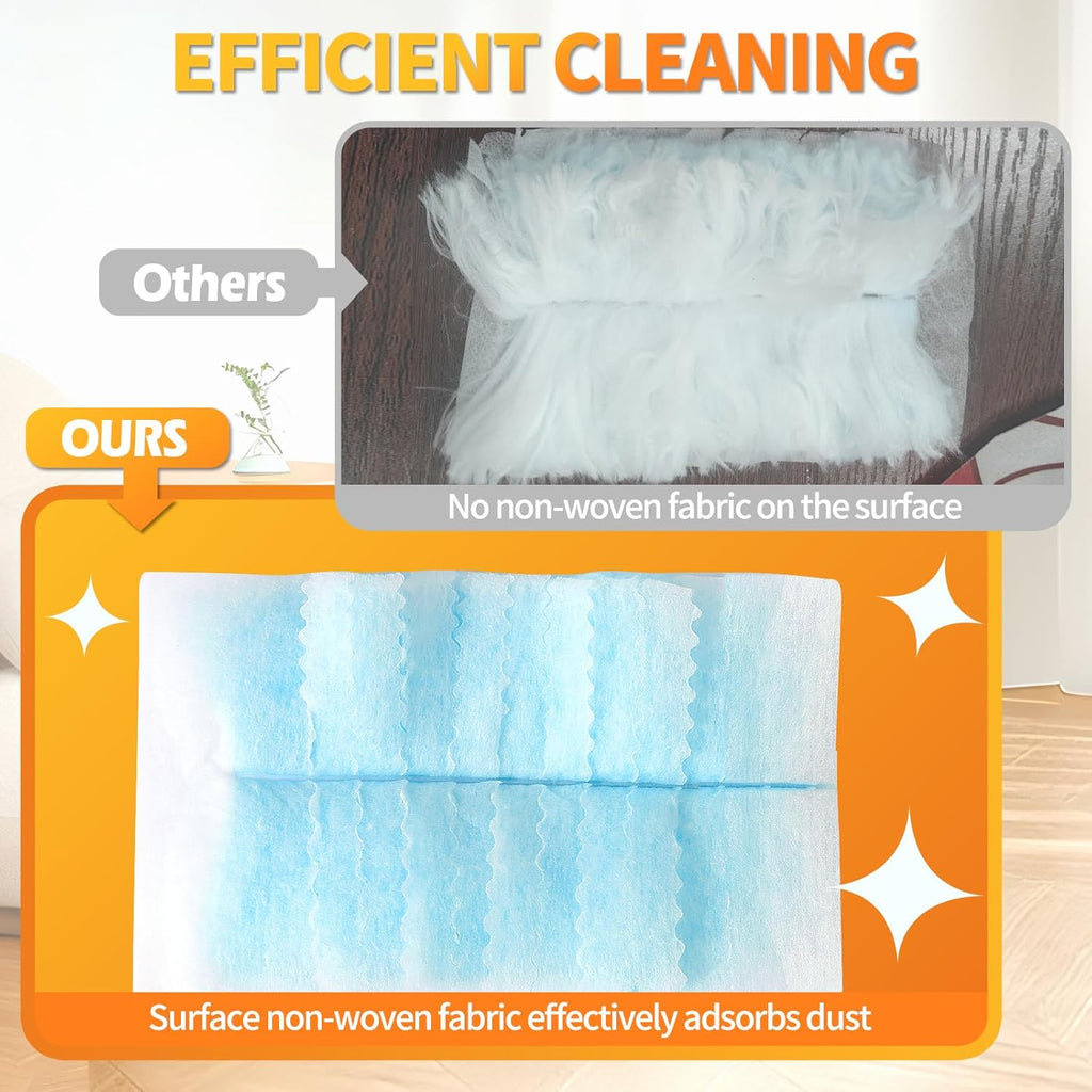 30 Count Electrostatic Duster Refills Compatible with S wiffer Duster,Multi-Surface Dusting Refills,Microfibre Dusters for Cleaning, Unscented