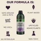 Gear Hugger Degreaser - Eco-Friendly (11 oz, Pack of 2), Degreaser Cleaner Spray - Oven Cleaner, Grill Cleaner & Brake Cleaner, Dissolves Grease & Grime - Plant-Based, No Petroleum, Non-Toxic, No PTFE