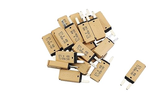 GLOSO E71 Mini ATM 5Amp Circuit Breakers Auto Reset (T1) - 20 Pack (5A)