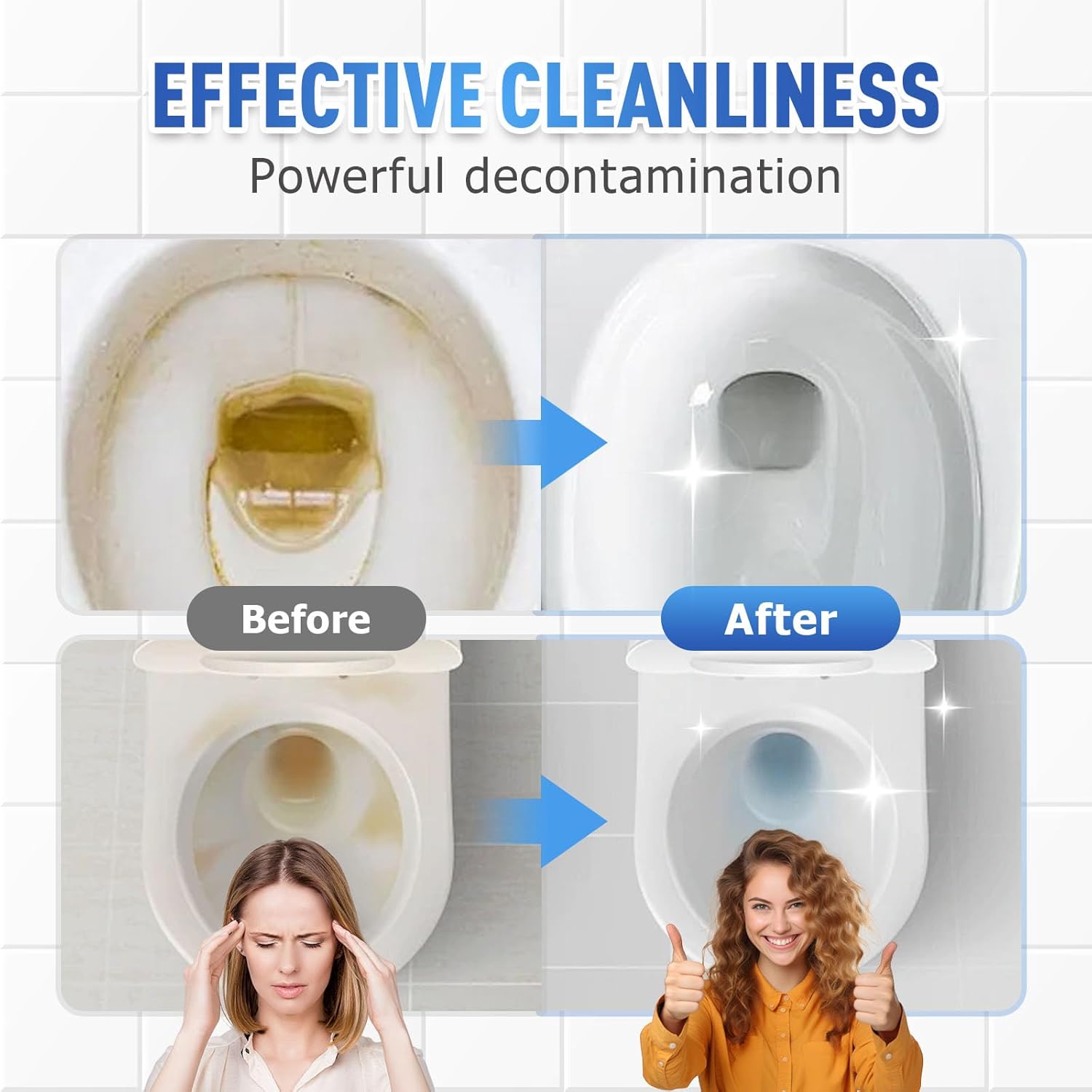 Foam Toilet Cleaner, 2026 Upgeade Powerful Toilet Bowl Cleaner, Advanced Bathroom Cleaner for Home, Powerful Instant Bowl Cleaners for Toilets Squatting Pans (3)