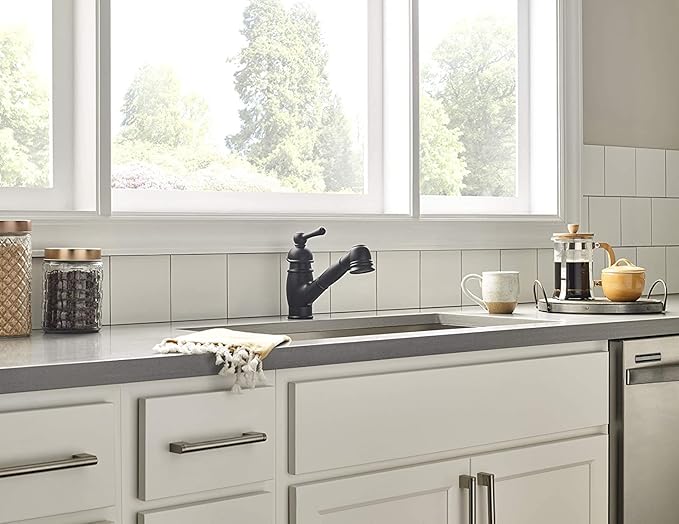 Gerber Plumbing Opulence Pull-Out Kitchen Faucet with Snapback Retraction