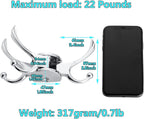Swivel Coat Hook 2 Pack Heavy Duty Space Saving Towel Rope Hook Wall Mount Triple Swing Arms for RV Bathroom Kitchen Garage,Polished Chrome