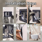 Dual Flush Actuator Plate, Compatible with Geberit 115.770.46.5. Replacement Parts for Concealed Cistern Toilet Repair (Black)