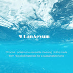 Microfiber Cleaning Cloths 100 Pack Microfiber Towels Hanging Bags 8.7x8.7 in, Lint Free, Streak Free, Absorbent, Reusable, Washable, Scratch Free, for Kitchen, Car Detailing, Glass, Gray/Blue