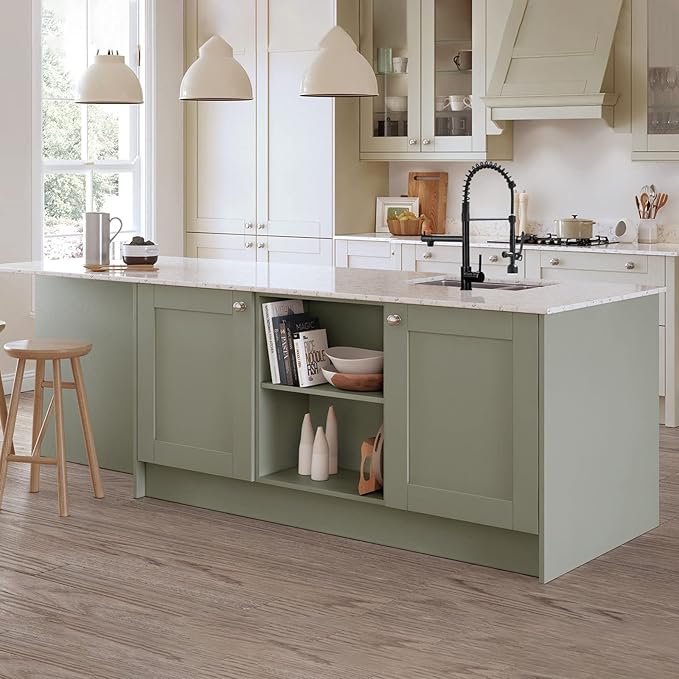 Fapully Commercial Single Handle Pull Down Sprayer Oil Rubbed Bronze Kitchen Faucet, Kitchen Sink Faucet with LED Light