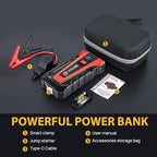 Scatach 011 3000A Car Battery Jump Starter,12V Jump Starter Battery Pack (up to 9.0L Gasoline and 7.0L Diesel Engine), Portable Jump Box with 3 Modes Flashlight and Jumper Cable