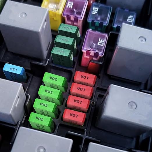 GLOSO E71 Mini ATM 7.5Amp Circuit Breakers Auto Reset (T1) - 3 Pack (7.5A)