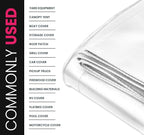 PROTARP Extreme Heavy Duty 22 Mil Tarp Cover, Waterproof, UV Resistant, Rip and Tear Proof, Poly Tarpaulin with Reinforced Edges for Roof, Camping, Patio, Pool, Boat. (White 20′ X 30′)