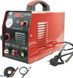FLwelding Plasma Cutterith with 110/220V Dual Voltage DC Inverter, 5/8" 16mm Clean Cut 3/4" 20mm Severance Cut 50A Non-Touch Pilot Arc Plasma Metal Cutter Machine, Dual Voltage 35A/120V or 28A/240V.