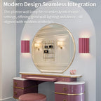 Pink Gypsum Modern LED Wall Sconces Wall Lighting Set of 2, Indoor Hardwired Walls Mount Light Fixtures Up Down Lamp for Hallway Bedroom Living Room Dining Room【Bulbs Included】