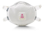 3M Disposable Particulate Cup Respirator 8293 P100 with Cool Flow Exhalation Valve, NIOSH APPROVED, Adjustable Buckle Straps and Noseclip, Face Seal, Individually Packaged