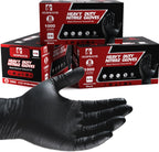 Industrial Nitrile Gloves – Heavy Duty Latex & Powder Free Disposable Gloves with Diamond Texture