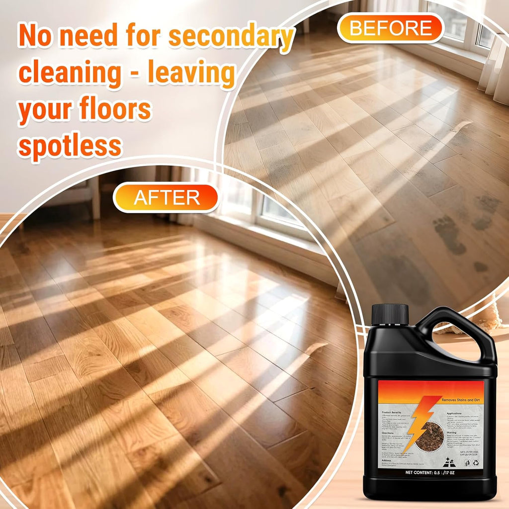 Solubril Tile Cleaner-Heavy Duty Solubrilho Floor Cleaner - 0.5L Heavy Duty Floor Cleaner, Multipurpose Powerful Stain Removing Liquid for Multi-Surface Use, Bathroom, Kitchen, Floors & Non-Slip