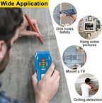 Stud Finder Wall Scanner Wood and Metal Detector Sensor for 3/4 inch Thickness Wall (ST102-Blue)