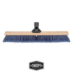 SWOPT 24” Premium Multi-Surface Push Broom Head — Indoor and Outdoor Push Broom — Cleaning Head Interchangeable with All SWOPT Cleaning Products for More Efficient Cleaning and Storage
