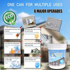 Waterproof Sealant, Transparent Waterproof Coating, Transparent Repairing Leak Adhesive, Suitable for Roof, Wall, Bathroom, Shower, Indoor and Outdoor, 35oz