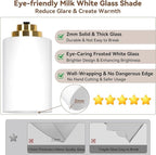 5-Light Bathroom Light Fixtures, 31" Modern Vanity Lights Over Mirror with Milky White Glass Shade, Black & Gold Light Fixture, Classic Wall Light Fixture for Mirror Living Room Cabinet Bedroom Porch