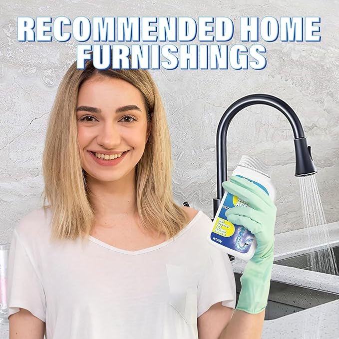 Pipeline Dredging Agent, 350ml Drain Cleaner, Powerful Sink & Toilet Clog Remover for Kitchen & BathroomCleaning, 1PCS (8 Fl Oz (Pack of 1), Lavender)