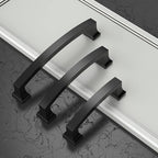 Asidrama 10 Pack 3.75 Inch(96mm) Matte Black Kitchen Cabinet Handles, Cabinet Pulls Kitchen Cabinet Hardware for Cupboard Drawer Pulls