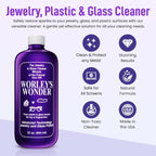 Worley's Wonder Jewelry & Glass Cleaner (32 Ounce Refill Bottle) - Jewelry Cleaner Spray for Gold, Silver, Diamonds, Gemstones, Glass, Marble, Electronics (Pack of 1)