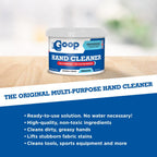 GOOP Original Multi-Purpose Waterless Hand Cleaner and Stain Remover - 14 oz Can (Pack of 2)