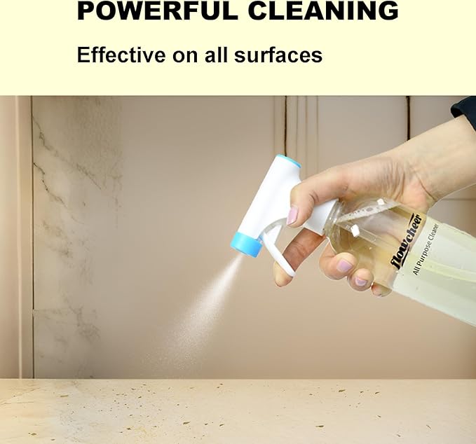 Multi-Purpose Cleaner Starter Kit-Lavender and Lemon Scent all purpose cleaner concentrate,cleaning tablets (6 Refill tablets) with Reusable Spray Bottle Multi-Surface Cleaner, 6x17fl oz