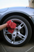 Avalon Towels Cotton Shop Rags – (Pack of 50) Size 12x14 Inches Cleaning Rags – Absorbent Shop Towels and Multipurpose Cleaning Towels for Automobiles, Industries, Garage and Homes (Red)