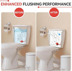 Saillong 4PCs Toilet Flapper Replacement Compatible with Kohler Parts 84995 and 1000490, 2 Inch Rubber Toilet Flapper Replacement with Stainless Chain, Water Conserving