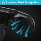 Olafus 130W Flood Lights Outdoor, 13000LM Super Bright LED Flood Light, IP65 Waterprooof Outdoor Flood Light Fixture, 3 Adjustable Heads, 6500K Exterior Security Lights for Yard, Garage, Black