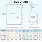 TICONN Waterproof Electrical Junction Box IP67 ABS Plastic Enclosure with Hinged Cover with Mounting Plate, Wall Brackets, Cable Glands (Off-White, 10.2"x6.3"x3.9")
