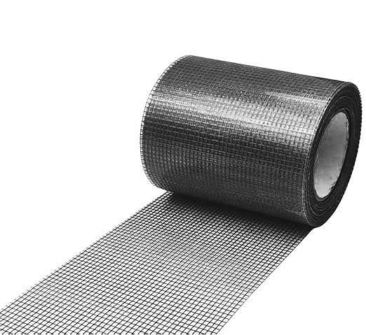 Window Screen Repair Tape，3IN X 16.5FT (196IN) Screen Tape mesh Repair for Window Screen and Screen Door tears Holes (Black)