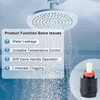 Shower Cartridge Replacement for Tub/Shower Faucet Mixer Valve and Ceramic Single Lever Valve Compatible with SRSUNRISE 3.07" H X 1.57" W Replace#: N40HKC