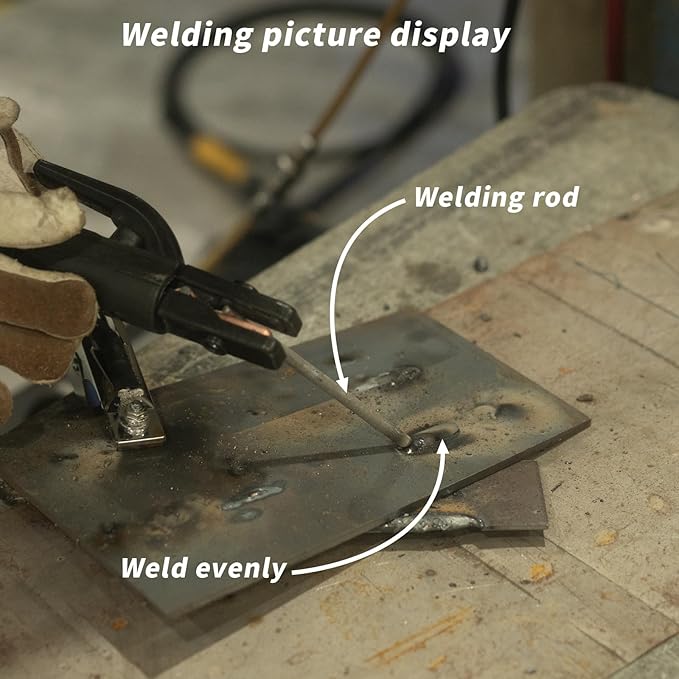 110V 135A Stick Welder Lift Tig Welder Digital Welding Machine with Overheat Protection,Electrode, Digital Screen, Quick Connector with Hot Start - MINI MMA Arc Welder