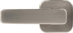 Fluidmaster 698 Universal Premium Toilet Tank Lever In Brushed Nickel, Contemporary Toilet Handle With Adjustable Arm