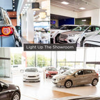 GoodBulb 4 Foot LED Tube 17 Watt T8 Medium Bi-Pin Base 5000K Daylight High Output 2400 Lumens 83 CRI Type A Plug & Go Car Dealership Lighting 25 Pack