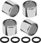 Litoexpe 15/16 Inch Faucet Aerator 4 PCS, Kitchen Sink Aerator Replacement Parts, Sink Faucet Female Thread Faucet Filter with Brass Shell and Gasket for Bathroom