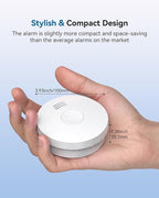 SITERWELL Smoke Detector, Smoke Detector 10 Year Battery with Photoelectric Sensor, Fire Alarm with Low Battery and Fault Warning for House and Bedroom, UL217-9th Listed, GS525A, 6 Packs