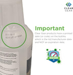 Clear Gear - Disinfectant, Cleaner, and Deodorizer for Sports Equipment, Gyms, and Fitness Centers - EPA-Registered, Hospital Grade, Made in USA - 1 Gallon Bottle