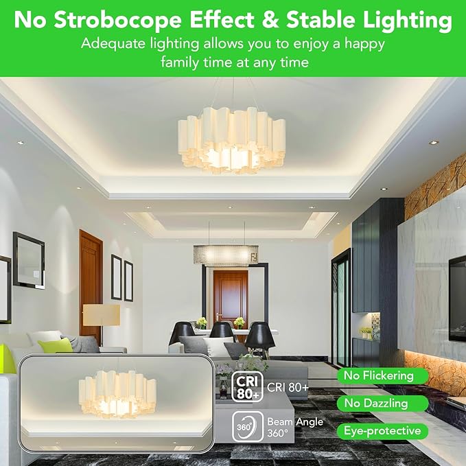 BUBO G9 LED Bulb 2700K Soft White 430 Lumens, 3W Equivalent 40W T4 G9 Halogen Replacement, 360°Beam Angle 120V Non-Dimmable No-Flicker G9 Light Bulbs for Crystal Chandelier Lighting, 10 Pack