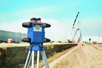 BOSCH GRL4000-80CHVK-S REVOLVE 18V Connected Self-Leveling Horizontal/Vertical Rotary Laser Kit, Includes Tripod, Grade Rod, Receiver, Battery Adapter, 4 D Batteries, Carrying Case, & Accessories