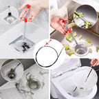 76.7 inch Flexible Claw Grabber Tool Cleaning Claw For Drains Snake Hair Drain Clog Remover Tool For Kitchen Sink, Bathtub, Toilet, Tight Spaces