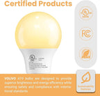 VOLIVO 24 Pack A19 LED Light Bulbs, 3000K, 9W(60W Equivalent), 800 Lumens, E26 Standard Base, Energy Saving LED Bulb, Non-Dimmable, UL Listed and FCC Certified, for Bedroom Living Room Home